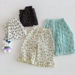 【73-120cm】パンツ ベビー 女の子 フリルデザイン 花柄 - 画像 (5)