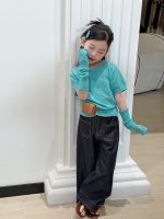 【100-170cm】ニット トップス 女の子 韓国風 おしゃれ トレンド - 画像 (2)