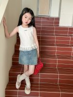 【100-170cm】ベスト 女の子 フリルデザイン シンプル - 画像 (2)