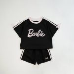 【80-150cm】セットアップ 女の子 カジュアル 英字プリント - 画像 (8)