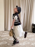 【100-170cm】ベスト or Ｔシャツ 女の子 ボーダー 通学・お出かけに - 画像 (8)