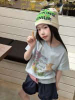 【90-160cm】半袖Ｔシャツ 女の子 トレンド プリント コーデの主役に - 画像 (10)