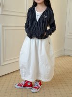 【100-170cm】ミディ丈スカート 女の子 韓国風 ガーリー ふんわり - 画像 (4)