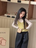 【100-170cm】キャミソール or インナー 女の子 レイヤード ドット柄 - 画像 (4)