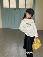【100-170cm】長袖トップス 女の子 英字プリント 日焼け防止 - 画像 (3)