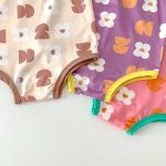 【66-100cm】水着 フラワー スイムウェア&帽子 - 画像 (31)
