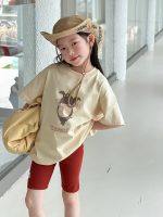 【90-160cm】半袖Ｔシャツ 女の子 動物柄 カートゥーン 着せやすい - 画像 (10)