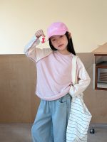 【100-170cm】長袖トップス 女の子 日焼け防止 涼しく快適
