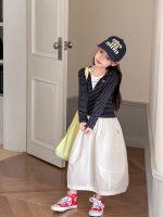 【100-170cm】ミディ丈スカート 女の子 韓国風 ガーリー ふんわり - 画像 (5)