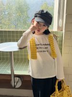 【100-170cm】長袖トップス 女の子 英字プリント 日焼け防止 - 画像 (6)