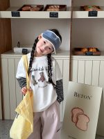 【100-170cm】長袖トップス 女の子 カートゥーン レイヤード風 - 画像 (7)