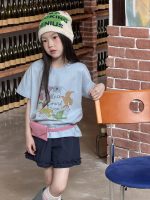 【90-160cm】半袖Ｔシャツ 女の子 トレンド プリント コーデの主役に - 画像 (5)