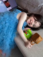 【90-150cm】ワンピース 女の子 おしゃれ ふんわり チュール - 画像 (9)