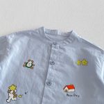 【73-120cm】半袖シャツ or パンツ ベビー 男の子 前開き プリント - 画像 (13)