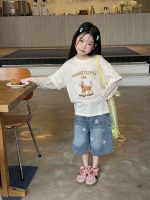 【100-170cm】トップス 女の子 おしゃれ レイヤード風 レース 切り替え - 画像 (7)
