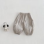 【73-120cm】パンツ ベビー 男女兼用 無地 ナチュラル 通気性抜群 - 画像 (9)