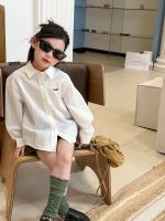 【100-170cm】シャツ 女の子 犬柄 キャンパス 着せやすい - 画像 (6)