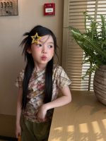 【90-150cm】半袖Ｔシャツ or スカート or パンツ 女の子 落書き チュール カジュアル - 画像 (8)