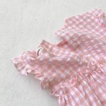 【66-90cm】ロンパース or セットアップ ベビー 韓国風 チェク柄 - 画像 (17)
