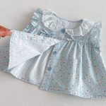 【73-120cm】トップス ベビー 女の子 おしゃれ 花柄 フリルデザイン - 画像 (10)