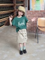 【90-160cm】半袖Ｔシャツ 女の子 トレンド プリント コーデの主役に - 画像 (9)