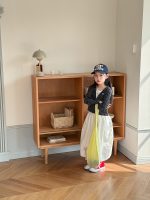 【100-160cm】アウター 女の子 ボーダー フード付き カジュアル - 画像 (6)