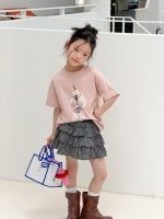 【90-160cm】半袖Ｔシャツ 女の子 動物柄 カートゥーン 着せやすい - 画像 (12)