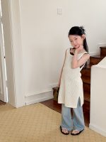 【100-170cm】ニット キャミワンピース 女の子 レイヤードしやすい - 画像 (7)