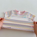 【73-120cm】Ｔシャツ ベビー 女の子 ボーダー柄 カラフル - 画像 (12)