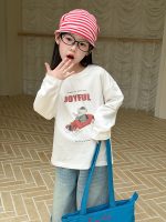 【90-160cm】長袖Ｔシャツ 女の子 カートゥーン プリント 肌触り良い - 画像 (3)