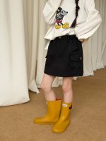 【100-170cm】ミニスカート 女の子 ポケット付き 韓国風 こなれ感 - 画像 (4)