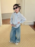 【100-170cm】シャツ 女の子 犬柄 キャンパス 着せやすい - 画像 (10)