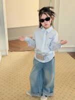 【100-170cm】シャツ 女の子 犬柄 キャンパス 着せやすい - 画像 (5)