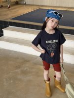 【90-160cm】半袖Ｔシャツ 女の子 トレンド プリント コーデの主役に - 画像 (12)