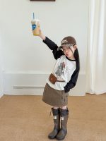 【100-170cm】長袖トップス 女の子 動物柄 カジュアル 配色 - 画像 (10)