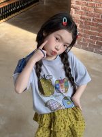 【100-170cm】半袖Ｔシャツ 女の子 カートゥーン 合わせやすい - 画像 (6)