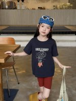 【90-160cm】半袖Ｔシャツ 女の子 トレンド プリント コーデの主役に - 画像 (7)