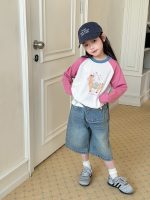 【100-170cm】長袖トップス 女の子 動物柄 カジュアル 配色 - 画像 (9)