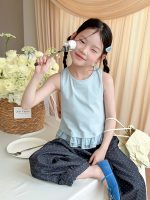 【100-170cm】ベスト 女の子 フリルデザイン シンプル - 画像 (8)