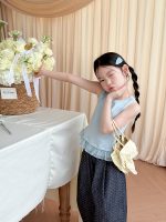 【100-170cm】ベスト 女の子 フリルデザイン シンプル - 画像 (9)
