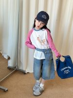【100-170cm】長袖トップス 女の子 動物柄 カジュアル 配色 - 画像 (3)