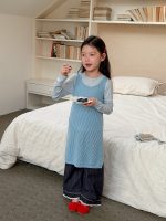 【100-170cm】ニット キャミワンピース 女の子 レイヤードしやすい - 画像 (11)