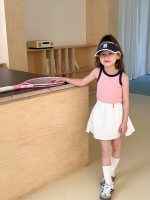 【90-160cm】キャミソール 女の子 おしゃれ 軽やかな着心地 - 画像 (3)