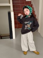 【90-160cm】長袖Ｔシャツ 女の子 カートゥーン プリント 肌触り良い