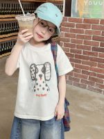 【90-160cm】半袖Ｔシャツ 女の子 トレンド プリント コーデの主役に - 画像 (3)