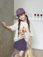 【100-170cm】半袖Ｔシャツ 女の子 カートゥーン 合わせやすい - 画像 (4)