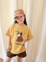 【90-160cm】半袖Ｔシャツ 女の子 動物柄 カートゥーン 着せやすい - 画像 (8)