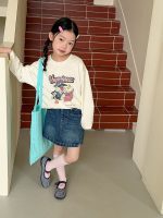 【90-160cm】長袖Ｔシャツ 女の子 カートゥーン プリント 肌触り良い - 画像 (6)
