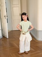 【100-170cm】半袖Ｔシャツ 女の子 おしゃれ ナチュラル - 画像 (14)