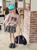 【100-170cm】半袖Ｔシャツ 女の子 カートゥーン 合わせやすい - 画像 (3)